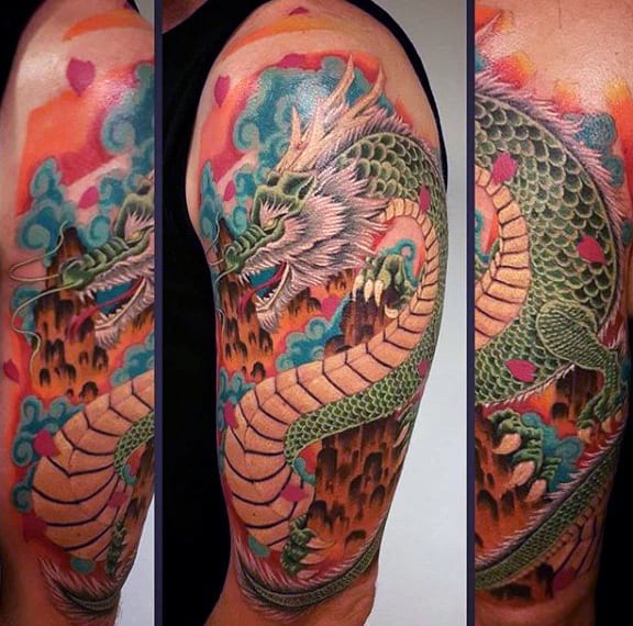 50 Chinese Dragon Tattoo Designs For Men Flaming Ink Ideas ??????????????????